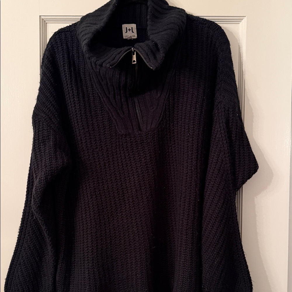 Navy Quarter Zip